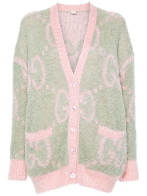 cardigan gucci|gucci reversible cardigan.